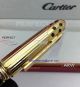 Perfect Replica AAA Grade Cartier Panthere Rollerball Pen for Gift - Blue and Gold Pen (3)_th.jpg